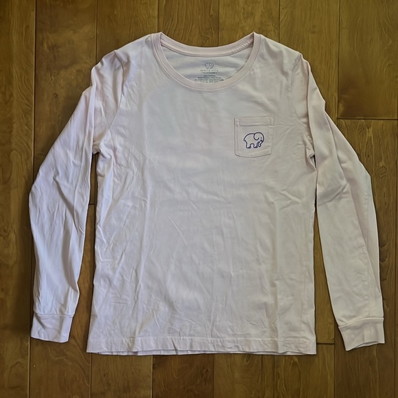 Ivory Ella Long Sleeve Rainbow Elephant Long-sleeve Top Size M Coastal Beach - Picture 3 of 5